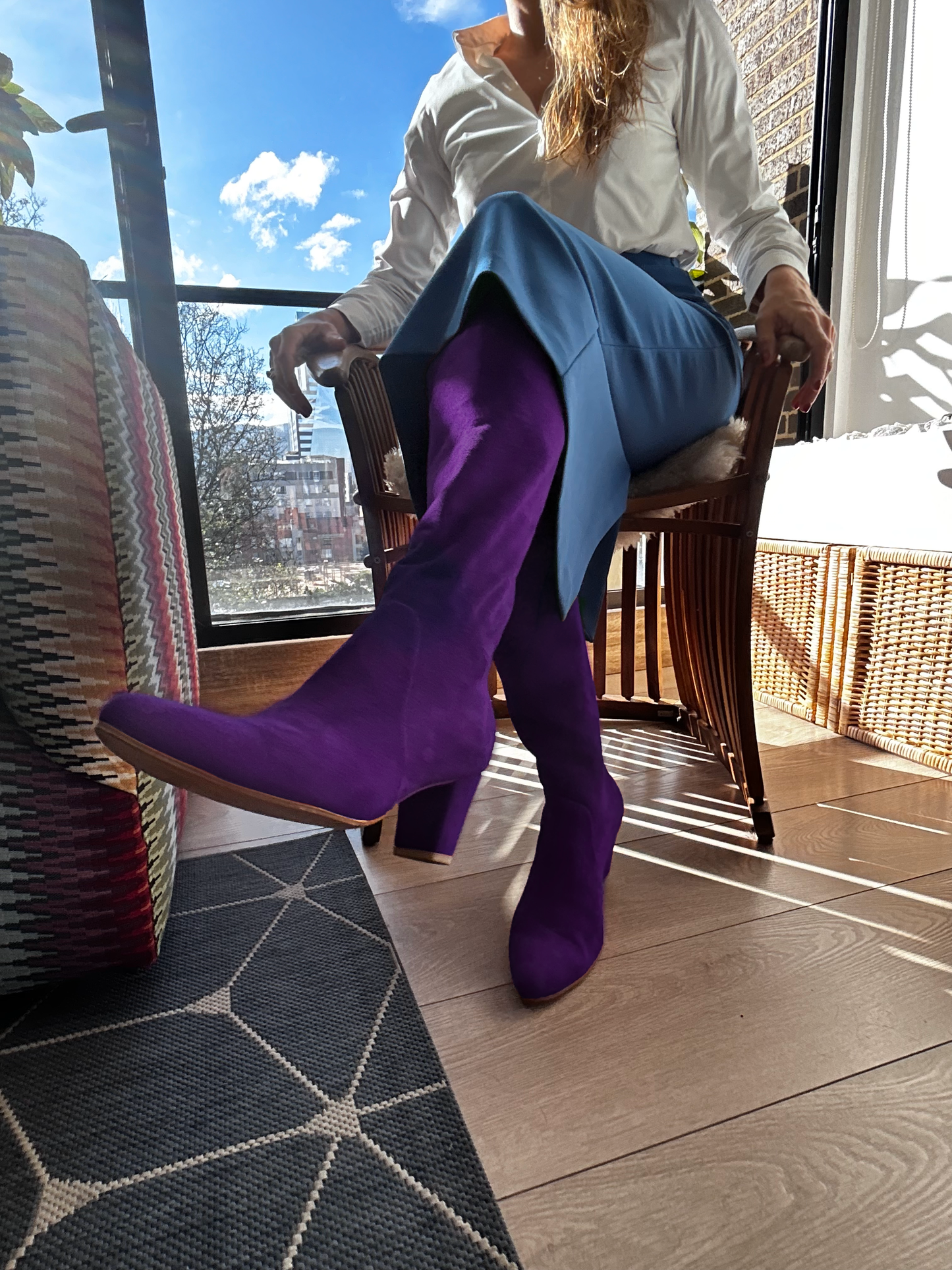 Tulip boot tall tacón 6.5 cm