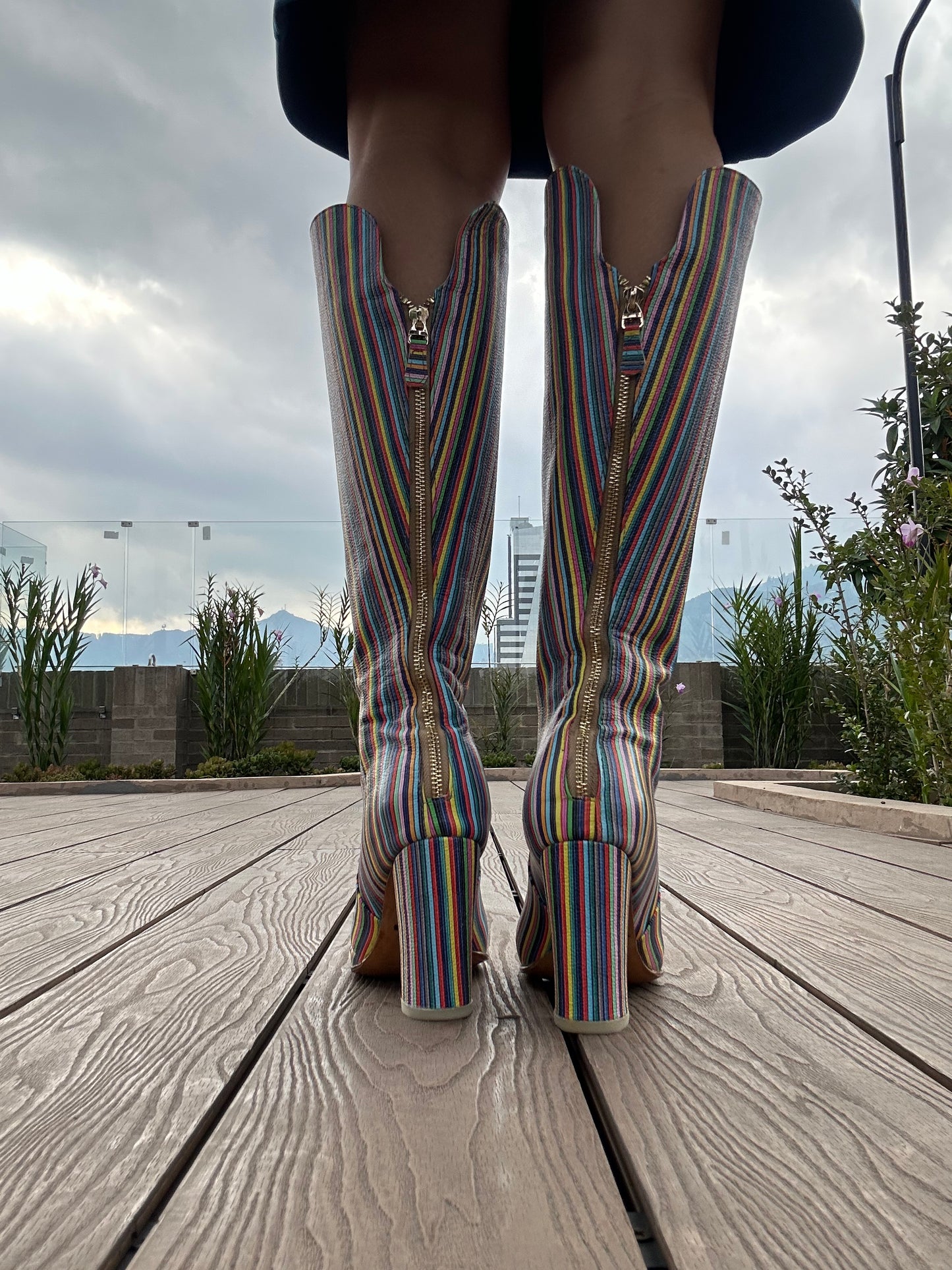 Tulip boot tall tacón 9.5 cm